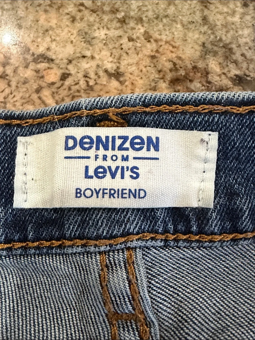 Denizen from Levi's Women's Boyfriend Jeans - Medium Blue Denim